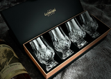 Cut Glencairn® Crystal Glass Gift Set of 4