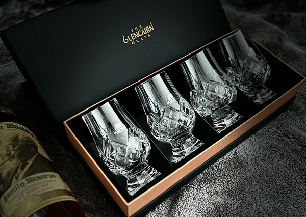 Cut Glencairn® Crystal Glass Gift Set of 4